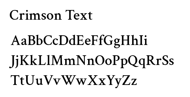 Crimson Text